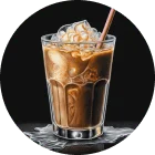 iced latte preparado en coffee tales.