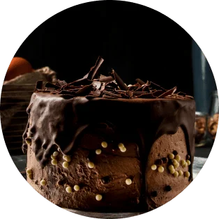 torta de chocolate preparada en coffee tales.